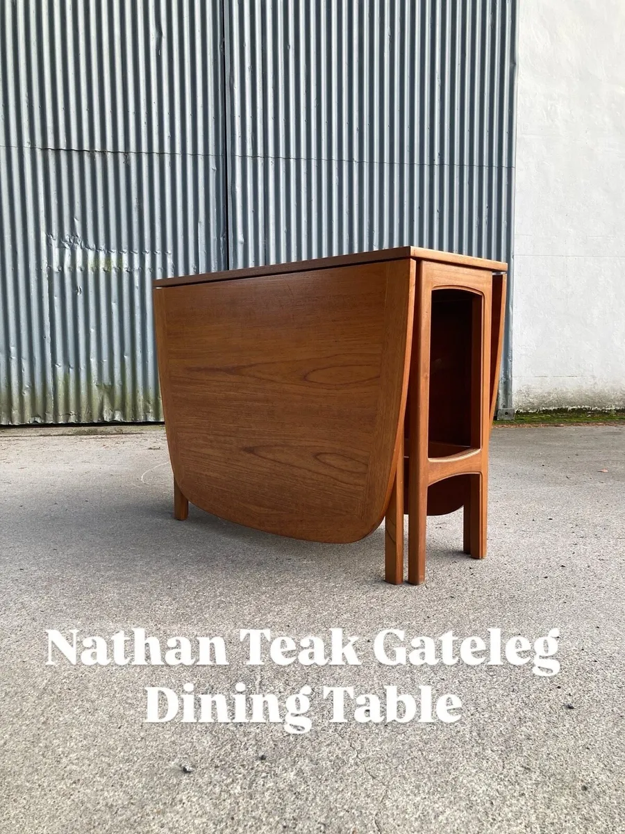 MCM Dropleaf Table - Warehouse Open Sale 22nd Nov - Image 2