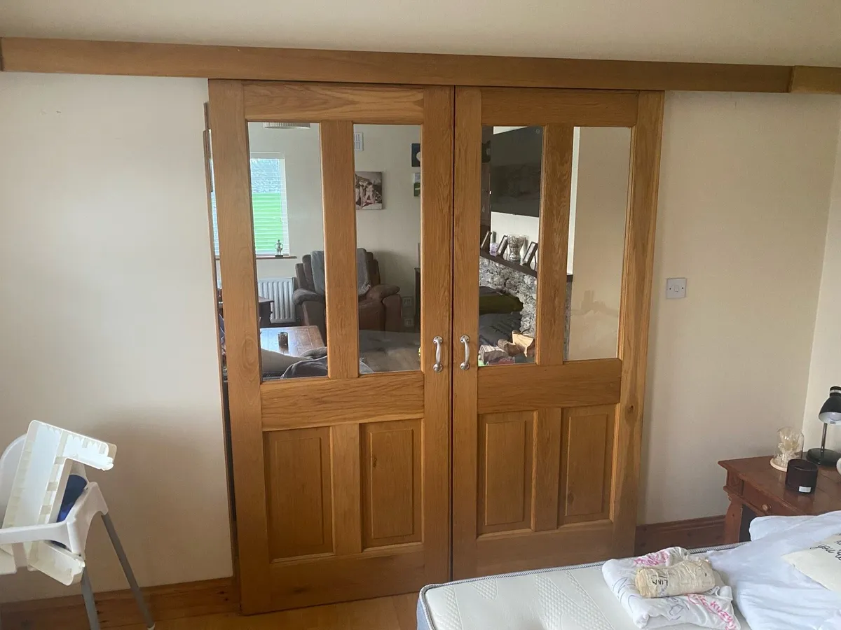 Solid Timbre/Glass Sliding Doors - Image 2