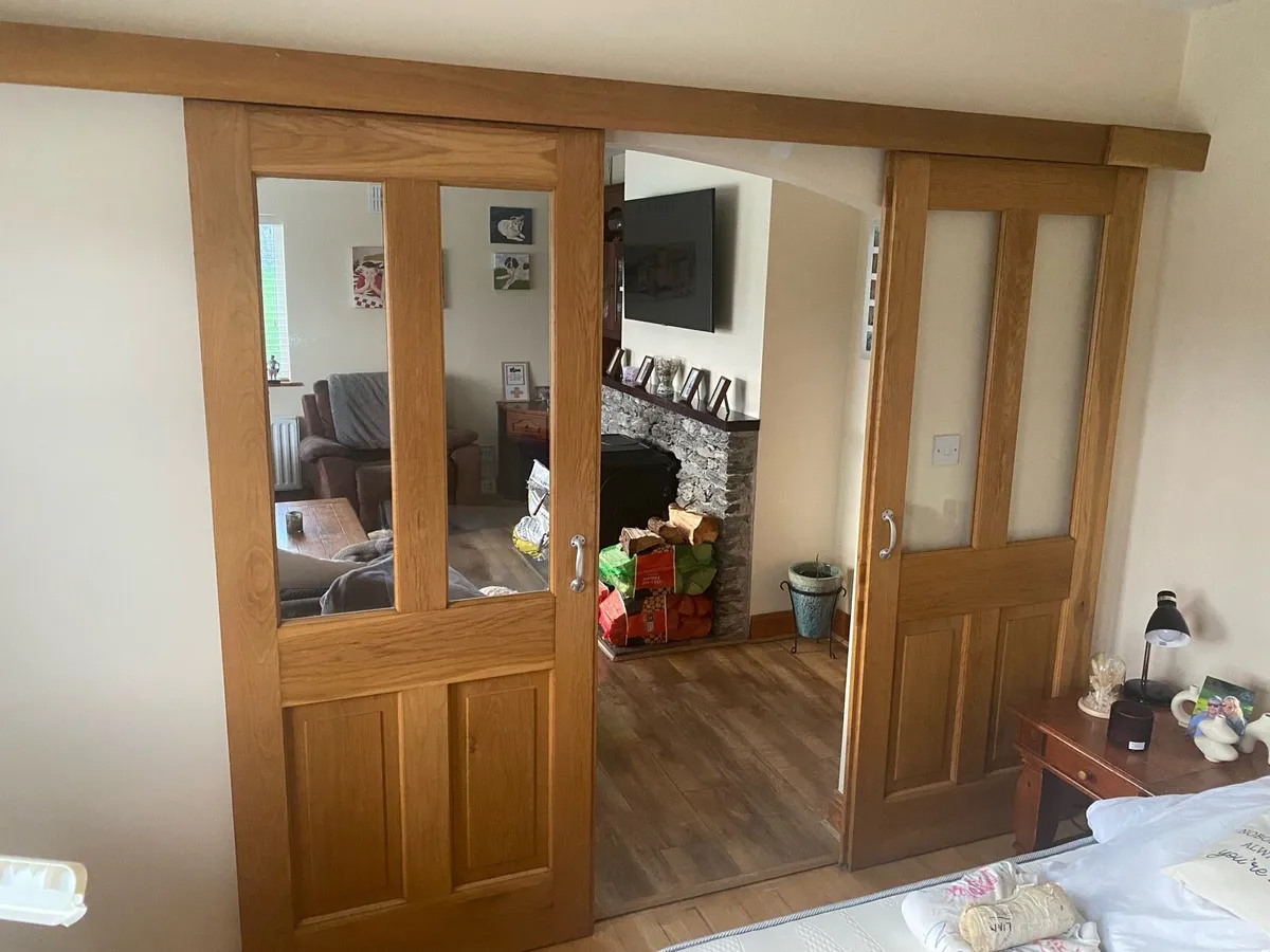 Solid Timbre/Glass Sliding Doors - Image 4