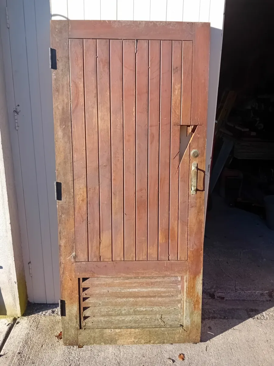 Teak door - Image 1