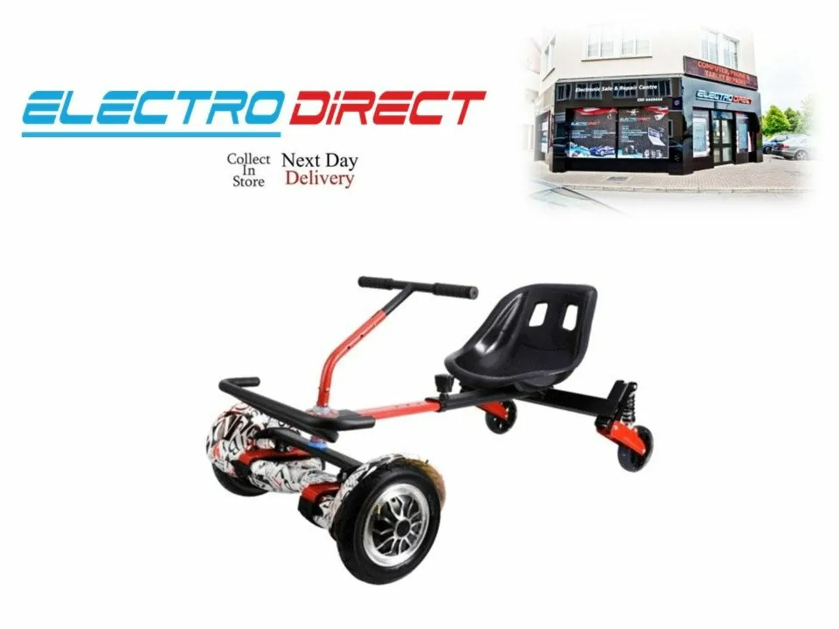 HoverKart Rider for 6.5, 8, 10 inch hoverboard Sea - Image 1