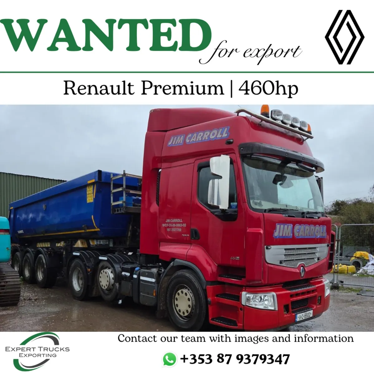 Wanted: Renault Premium | 460hp | For Export