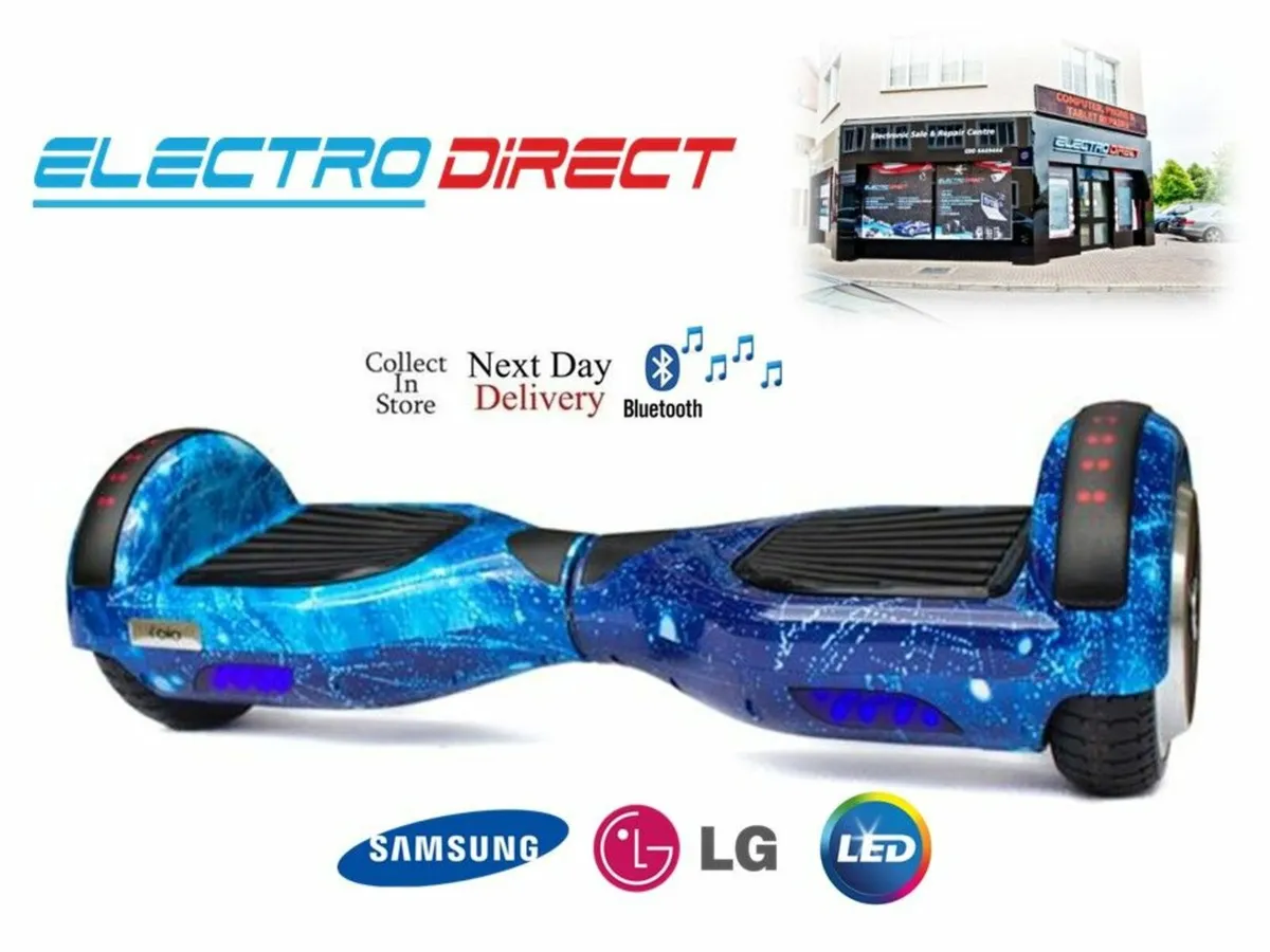 6.5 inch Hoverboard Diablo Bluetooth - Blue Galax - Image 1