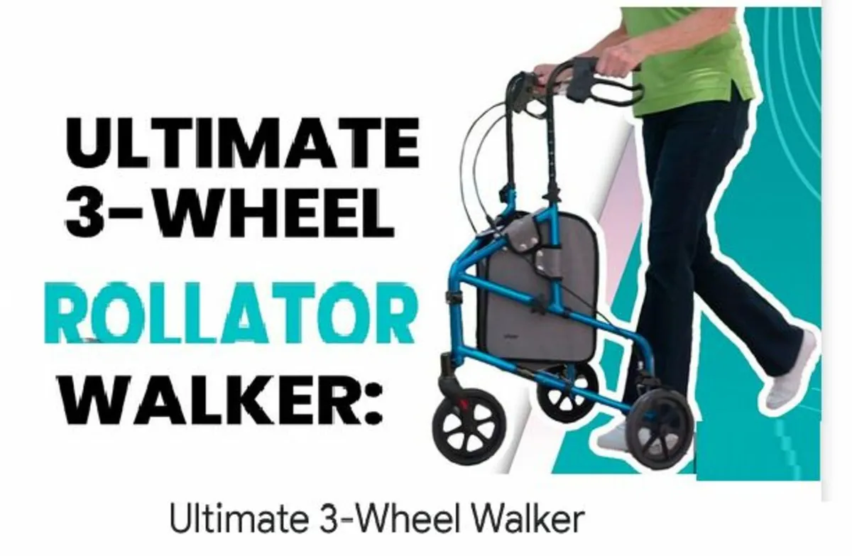 3-Wheel Mobility Walker, for all ages - Image 1