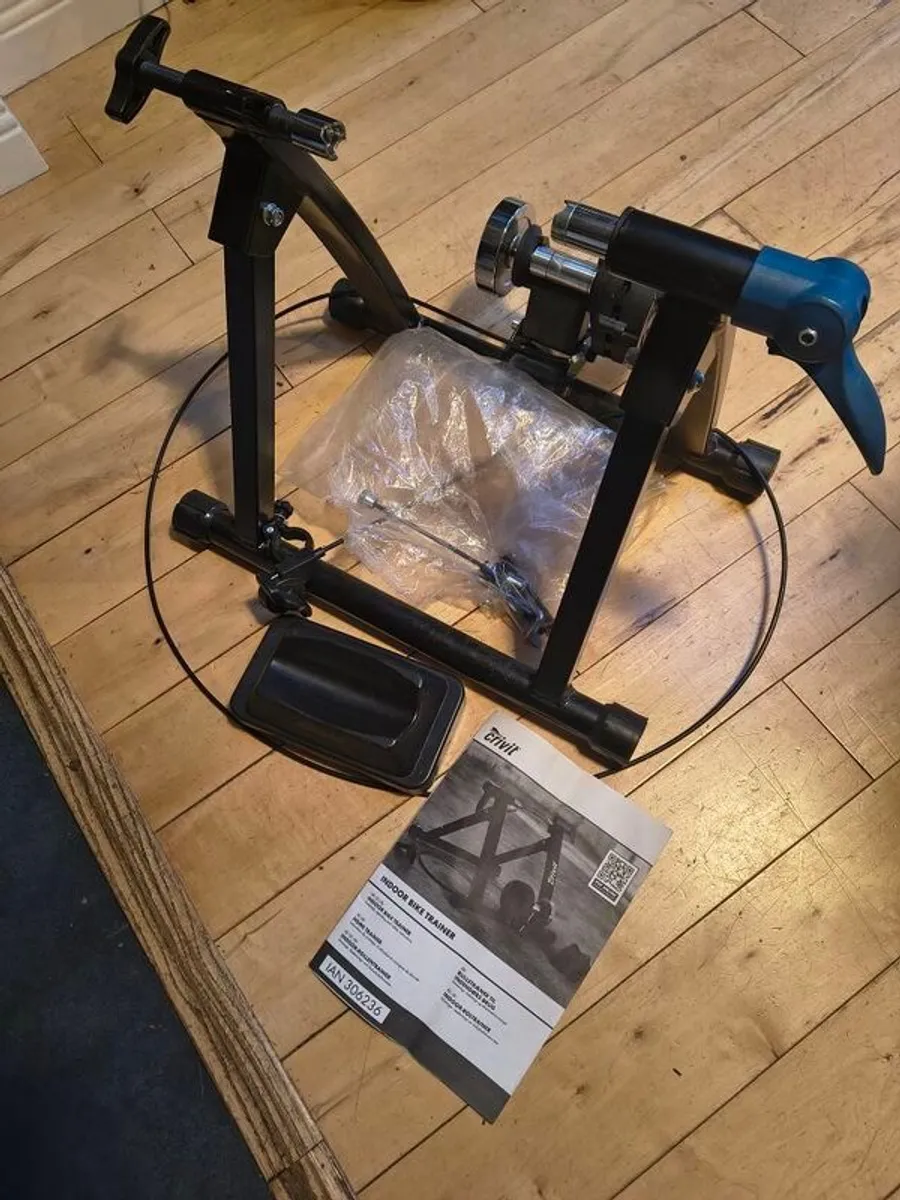 Indoor Stationary Bike Trainer (Crivit) - Image 2
