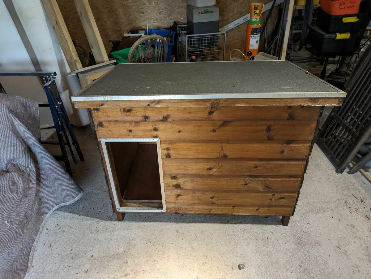 Outdoor dog kennel