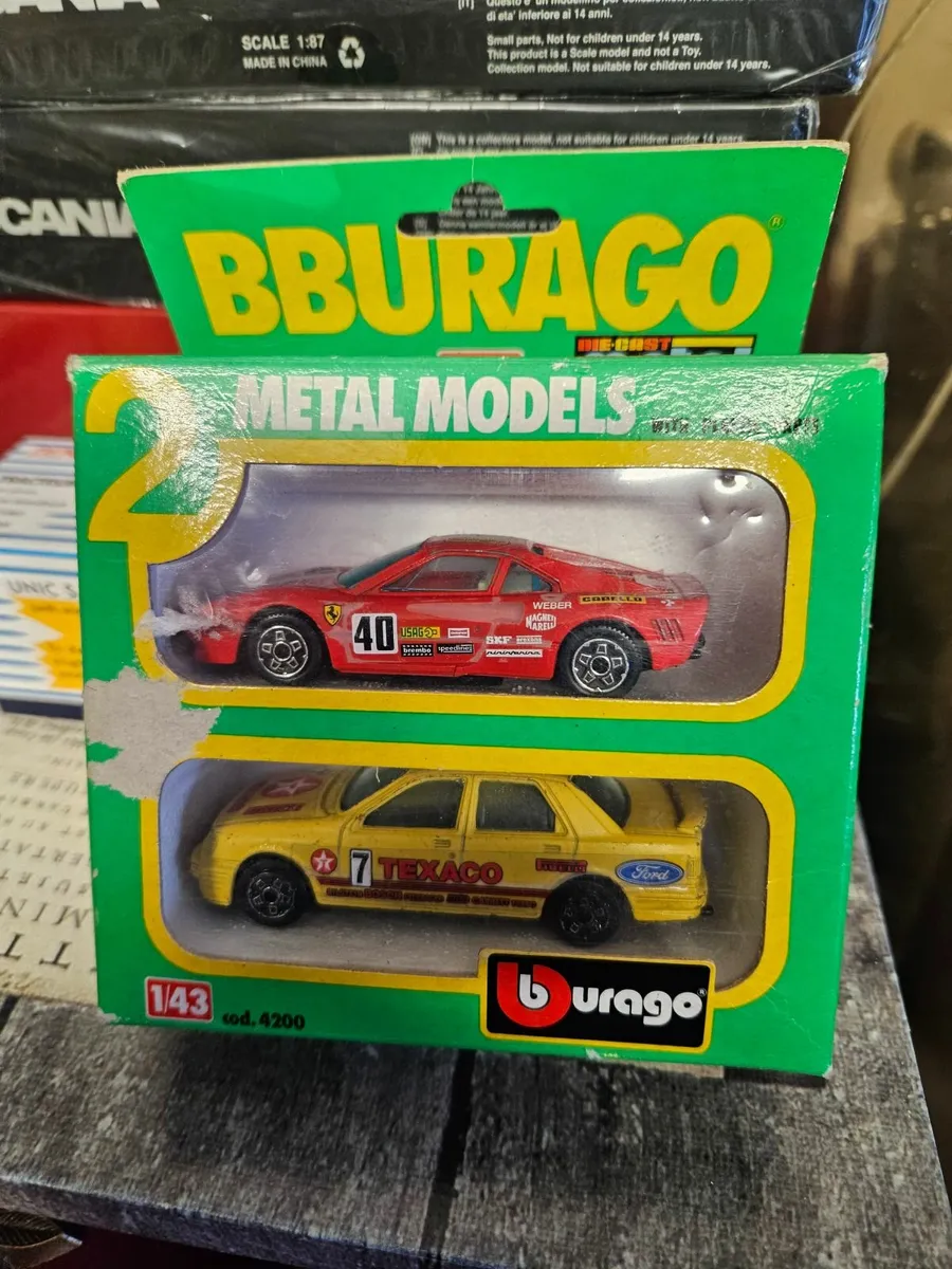 Corgi Burago Ferrari Ford Sierra Cosworth - Image 1