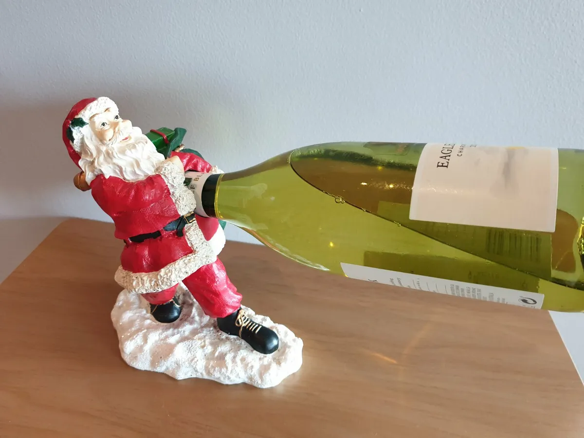 Two santa bottle holders - Image 4