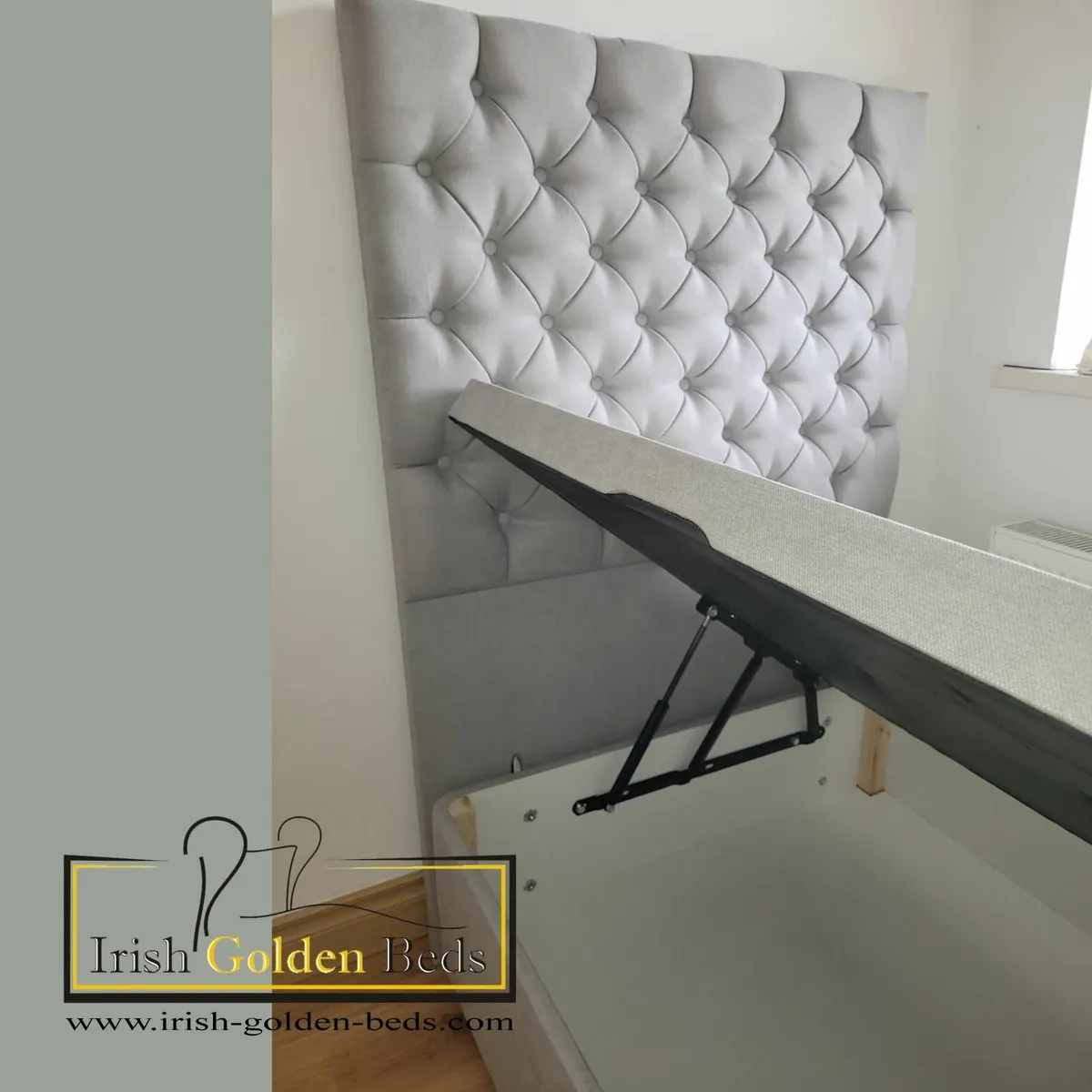 bed frame and headboard, free delivery - Image 1