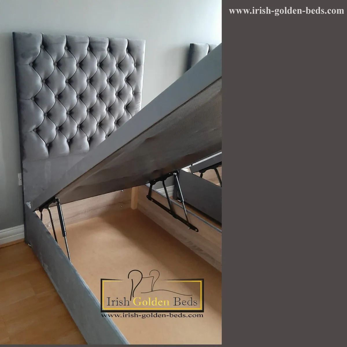 bed frame and headboard, free delivery - Image 2