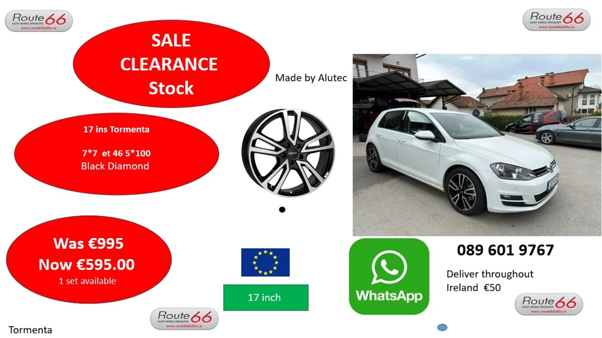 VW Polo ,Audi A1 ALLOY CLEARANCE SALE - Image 1