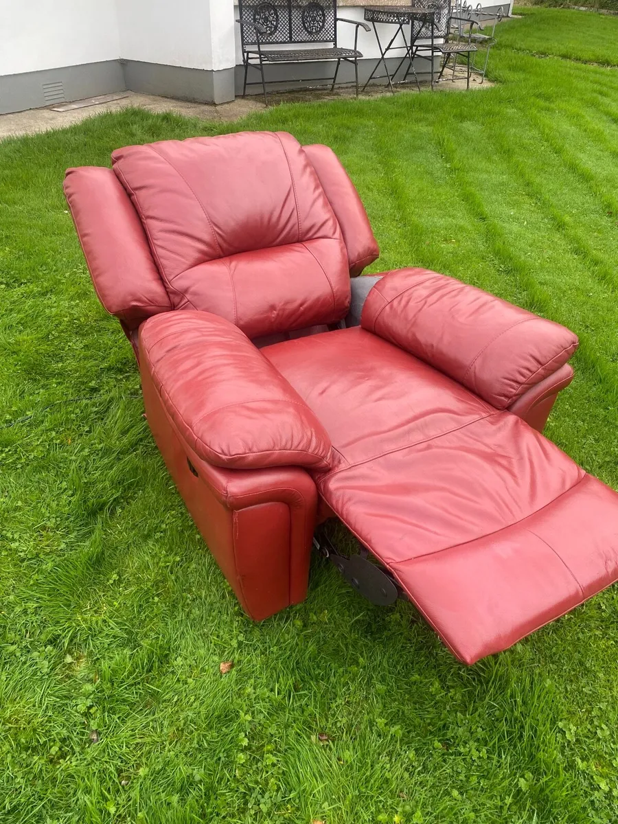 Electric Recliner Leather Chair - Image 3