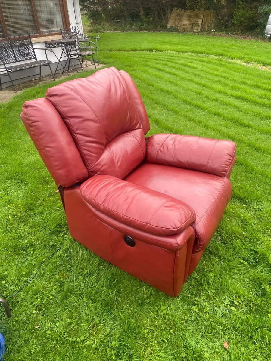 Electric Recliner Leather Chair - Image 4