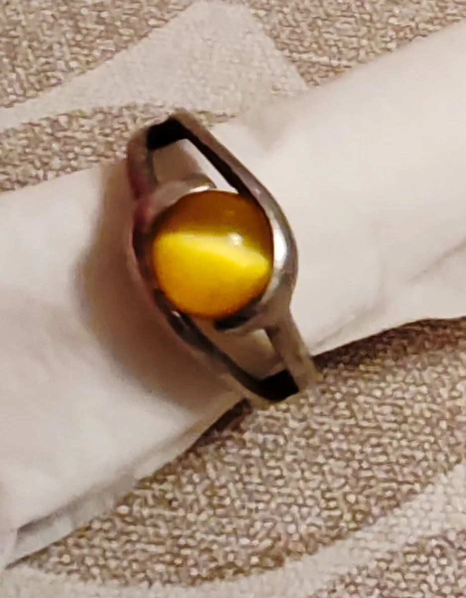 Retro sterling silver ring - Image 2