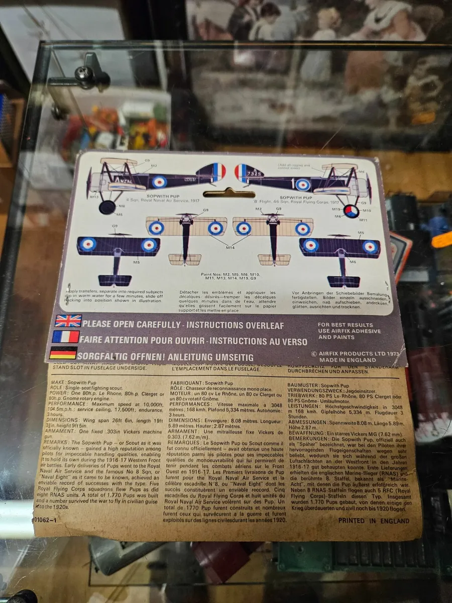 Airfix Sopwith Pup Kit WW1 - Image 4
