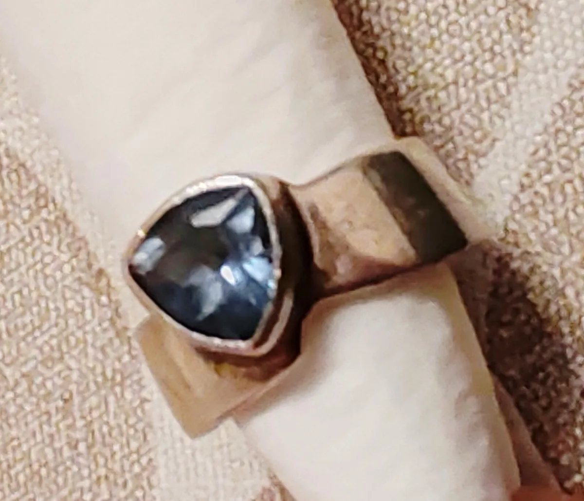 Retro sterling silver ring - Image 3