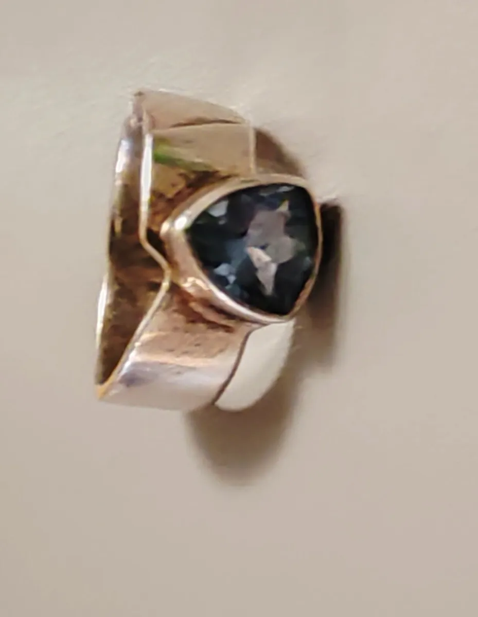 Retro sterling silver ring - Image 4