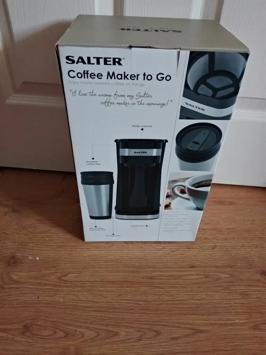 New coffee maker with travel mug - Image 3