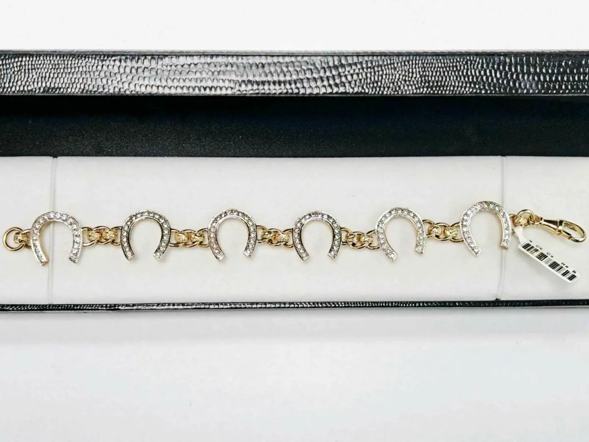 9K Gold horseshoe Bracelet 9CT - Image 1