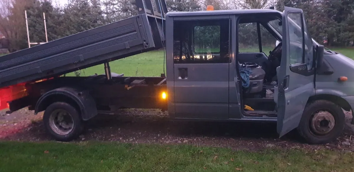 Transit tipper , digger , grapple, trailer - Image 3