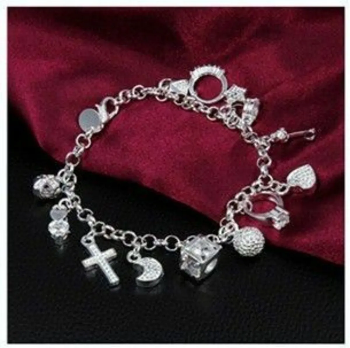 Girls Fashion Charm Bracelet, Free Post - Image 2