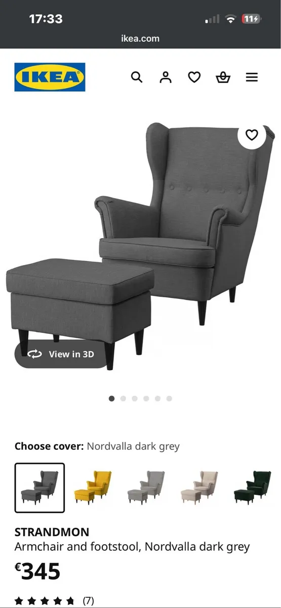 Chair and Footstool - Image 1