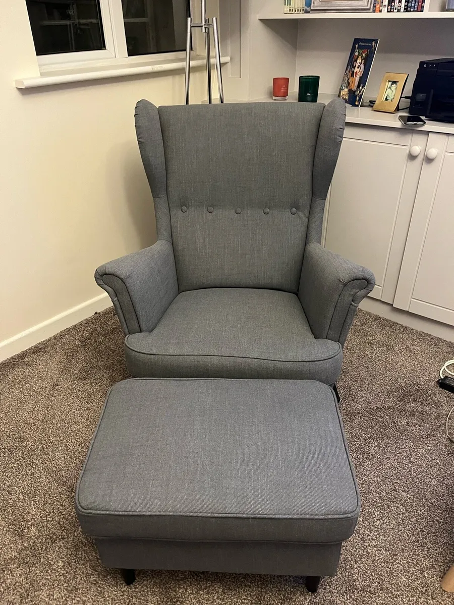 Chair and Footstool - Image 2