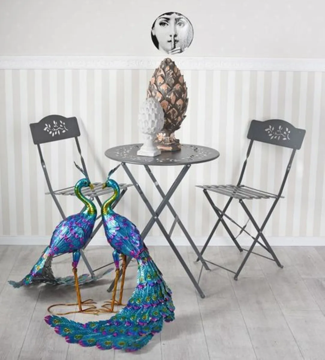 Bistro Set iron vintage french style - Image 3