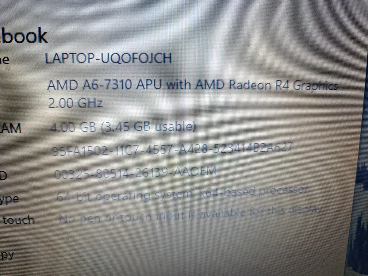 HP Laptop, AMD A6-7310 APU 2.0GHZ, 4GB, 1 TB,  RED - Image 3