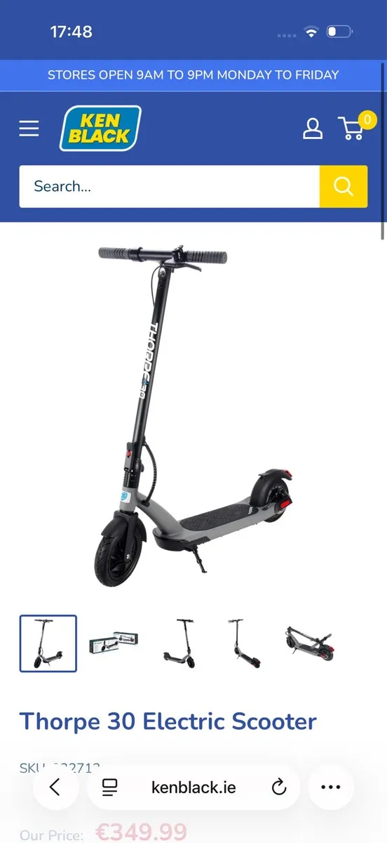 Thorpe 30 Electric Scooter - Image 1
