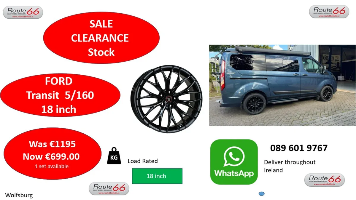 Ford Transit alloy wheels alloy wheels - Image 1