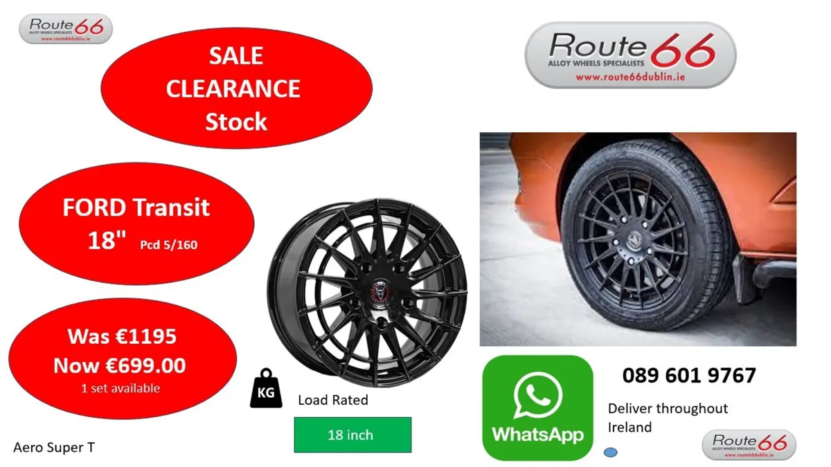 Ford Transit alloy wheel sale . 5 STUD - Image 3