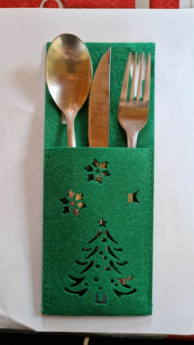 Christmas Cutlery Holders For Xmas - Image 4