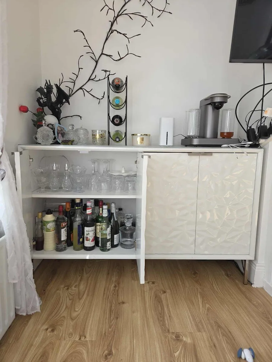 Living room furniture white gloss - Image 1