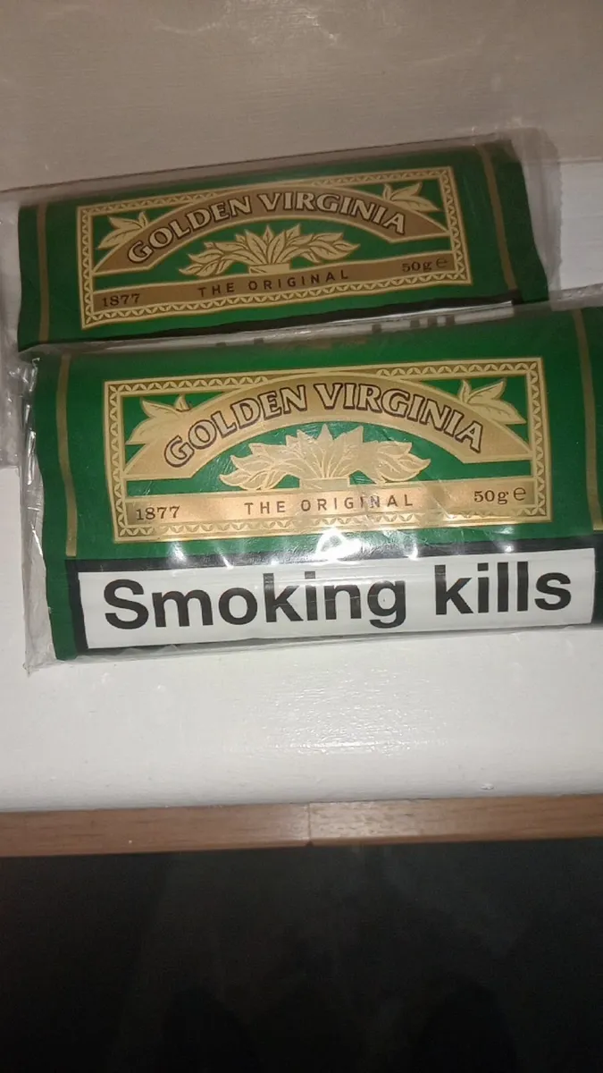 2  50gram pouches of Golden Virginia for  €50. - Image 3