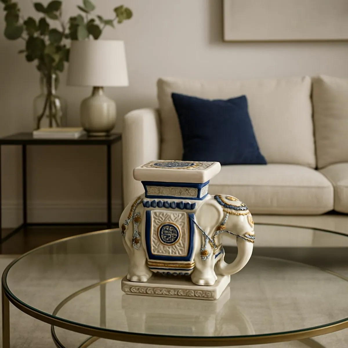 Vintage Elephant Christmas Gift retro  Art  Deco - Image 3