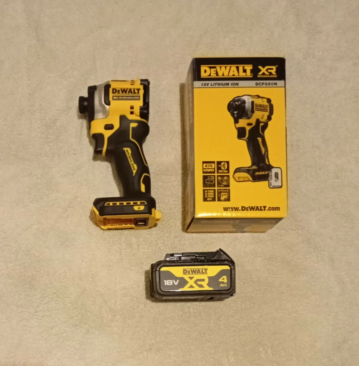 DeWalt Impact Driver and Battery - Image 1