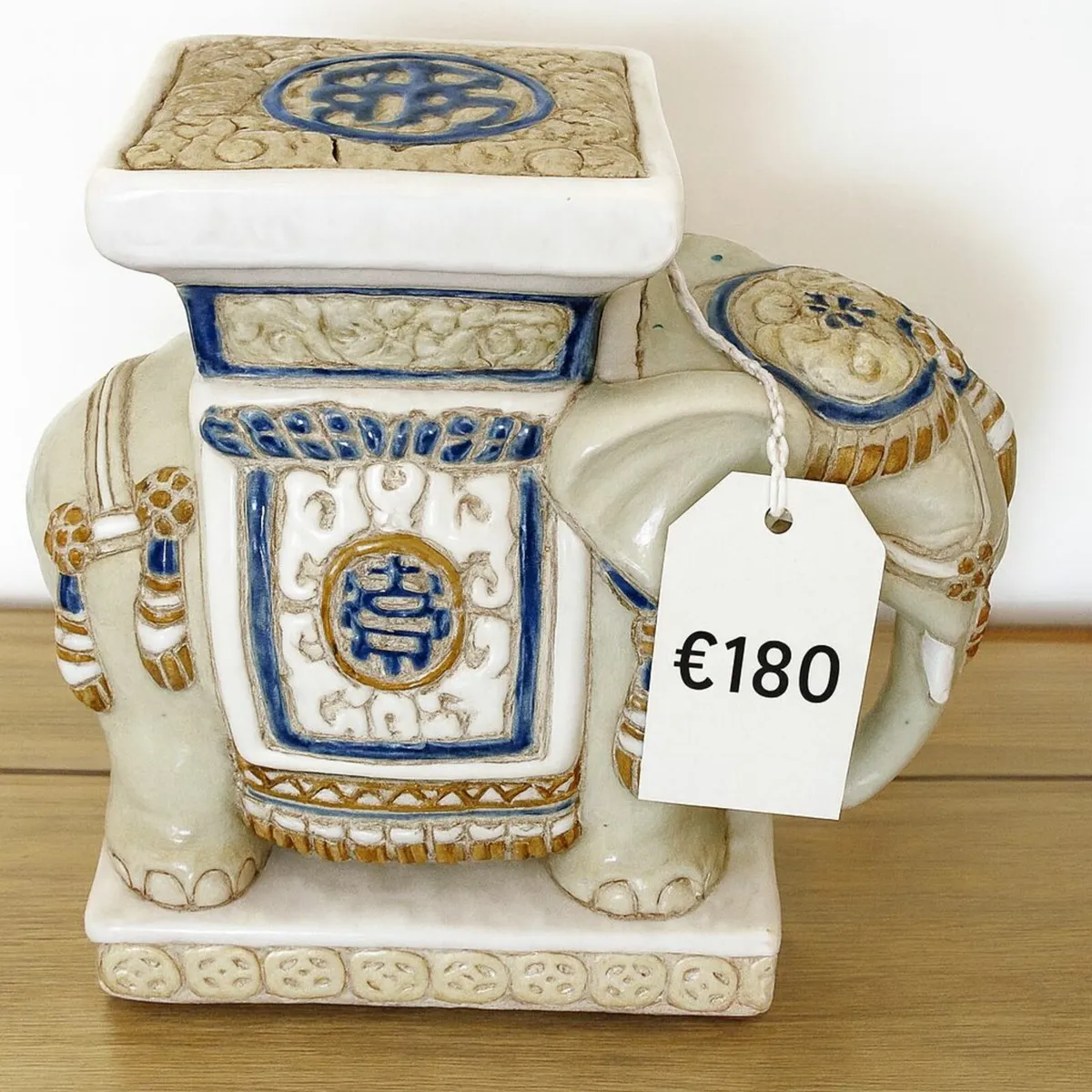 Vintage Elephant Christmas Gift retro  Art  Deco - Image 1