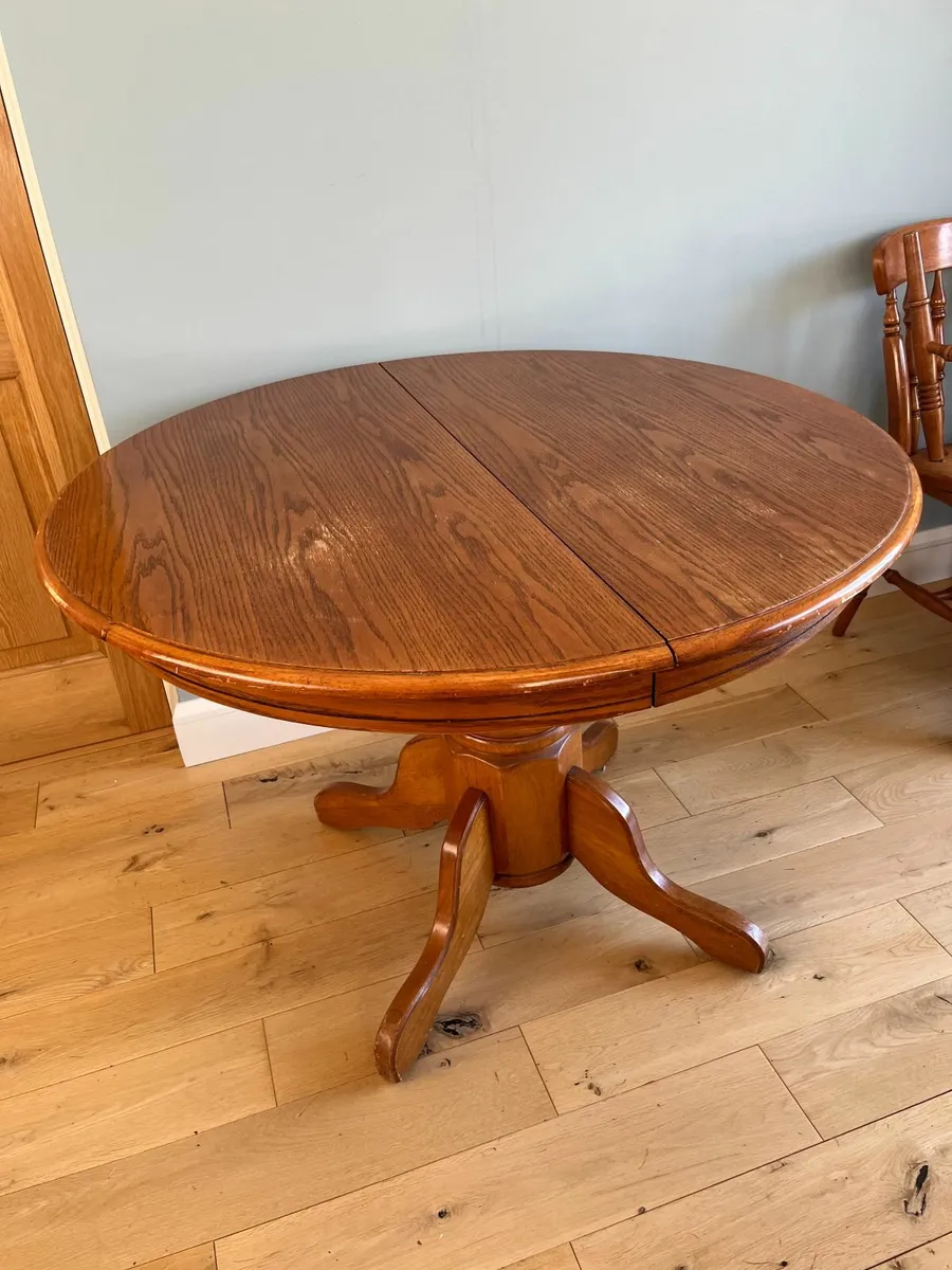 Extendable Dining Table & Chairs - Image 3