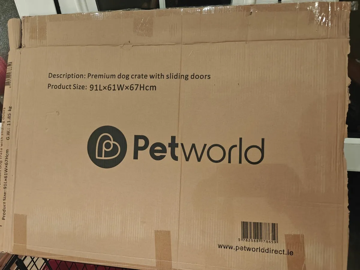 Dog crate - Large 91Lx61Wx67Hcm - Image 2