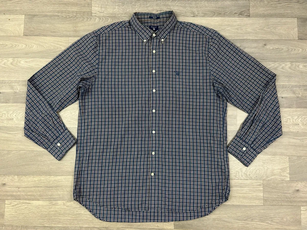 Gant Button Down Check Shirt Mens XXL - Image 1