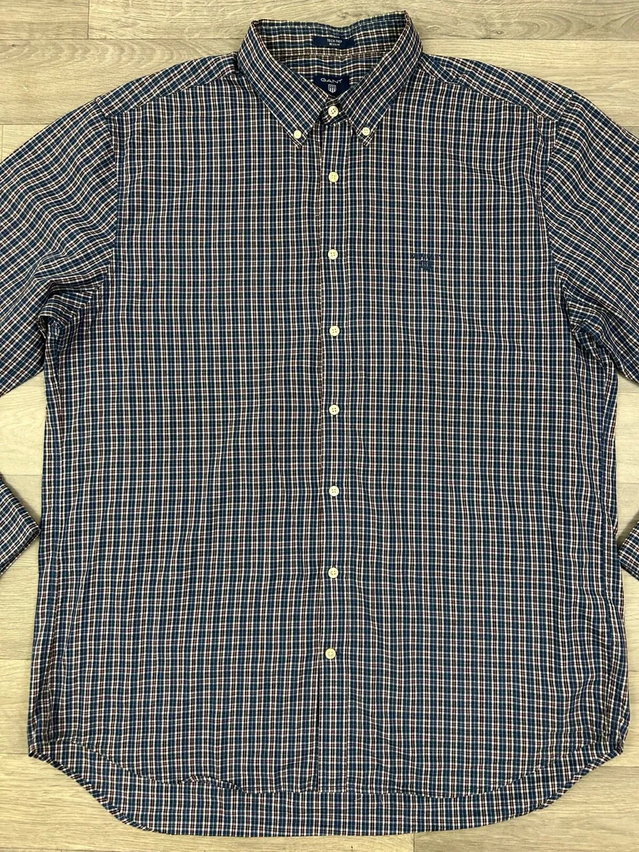 Gant Button Down Check Shirt Mens XXL - Image 2