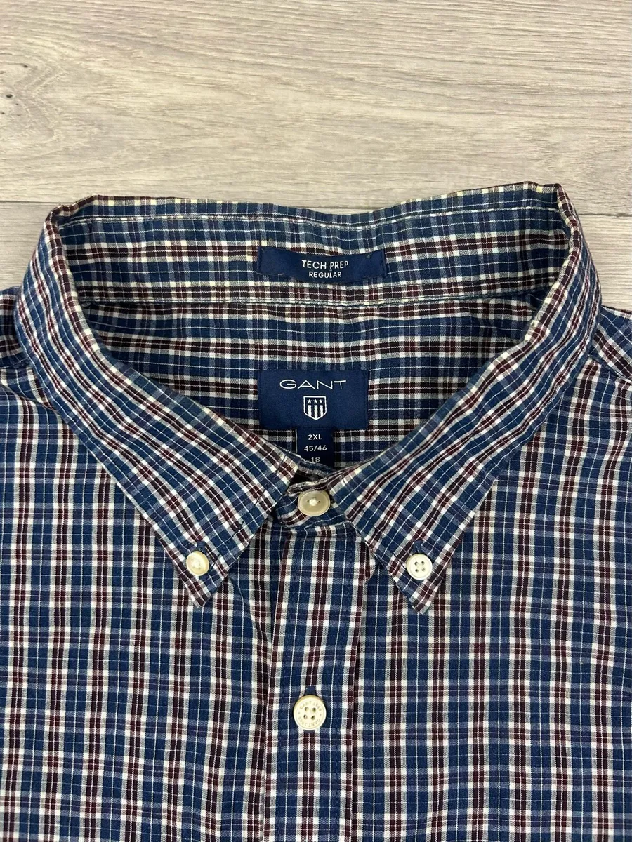 Gant Button Down Check Shirt Mens XXL - Image 4