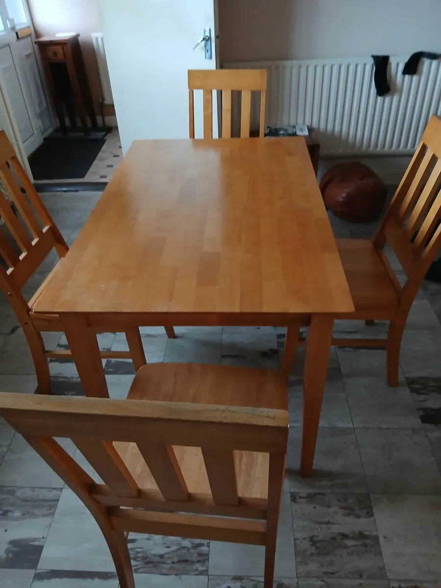 Pine Table and Chairs