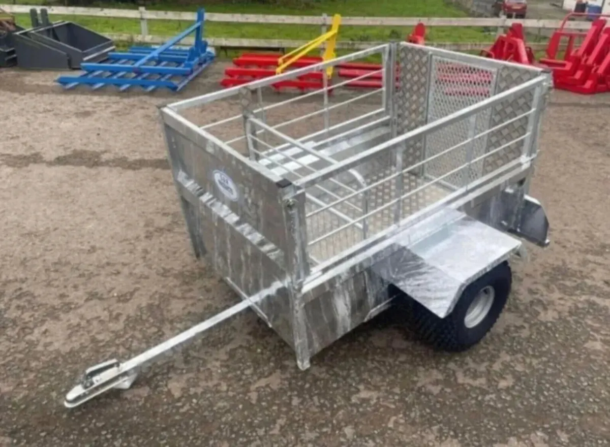 TRAILER 5x3 QUAD SHEEP WITH DIVISION GATE - Image 2