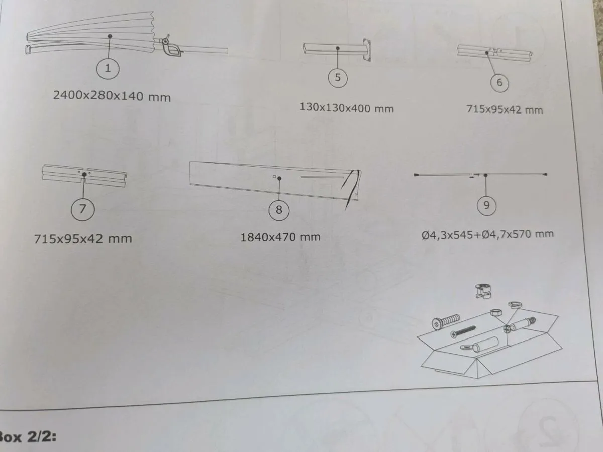 Jysk TRONDHEIM parasol 70 ltr base - Image 3