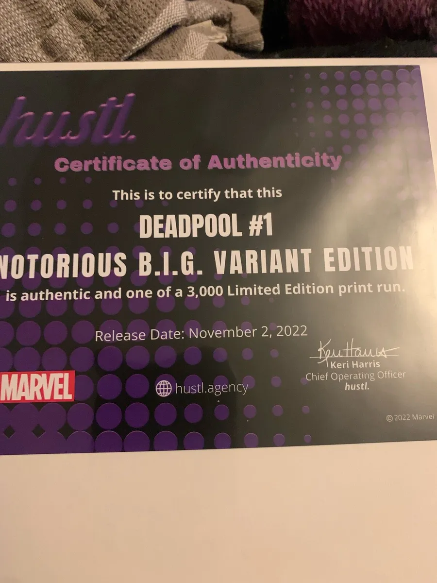 Biggie Deadpool comic 1 edition  new - Image 2