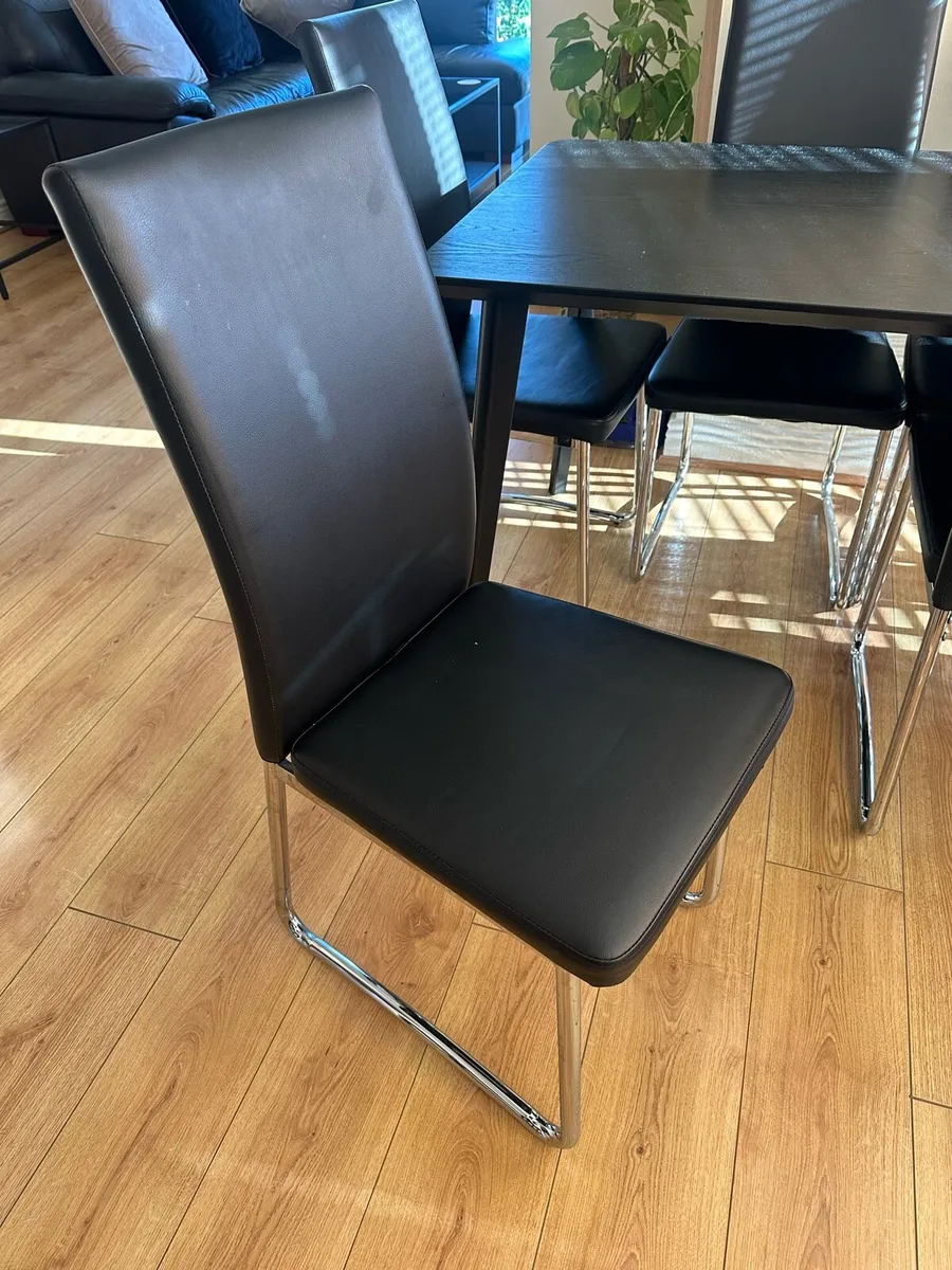 Table & Chairs - Black - Image 3