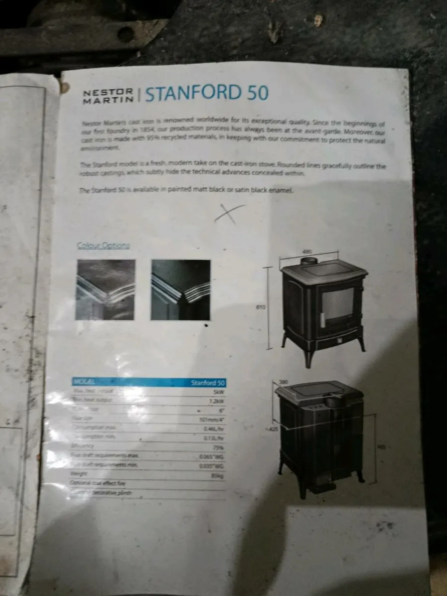 Stanford 50 Oil burning Stove - Image 2