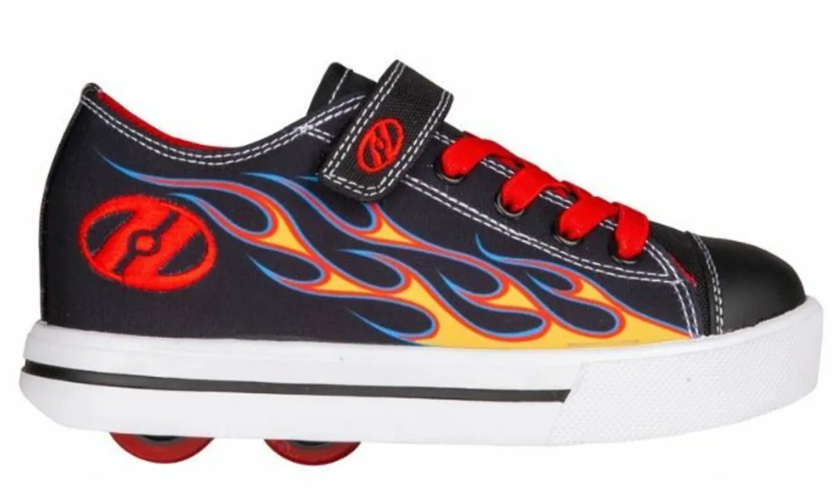 "HEELYS" Red Flame /Size 2. - Image 3